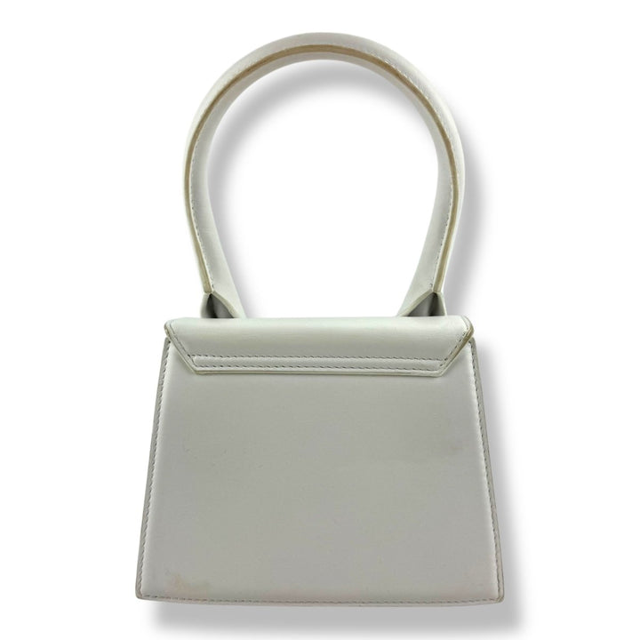 Jacquemus Le Chiquito Medium White Moyen Crossbody Handbag - Lux Central