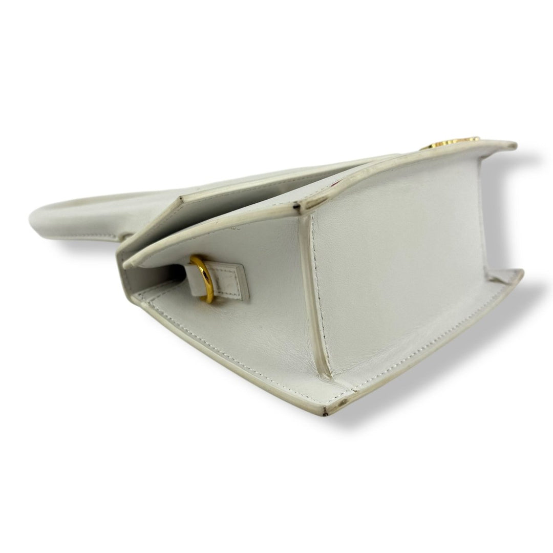 Jacquemus Le Chiquito Medium White Moyen Crossbody Handbag - Lux Central