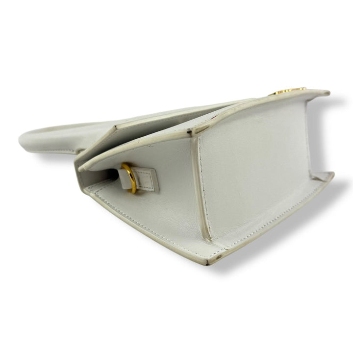 Jacquemus Le Chiquito Medium White Moyen Crossbody Handbag - Lux Central