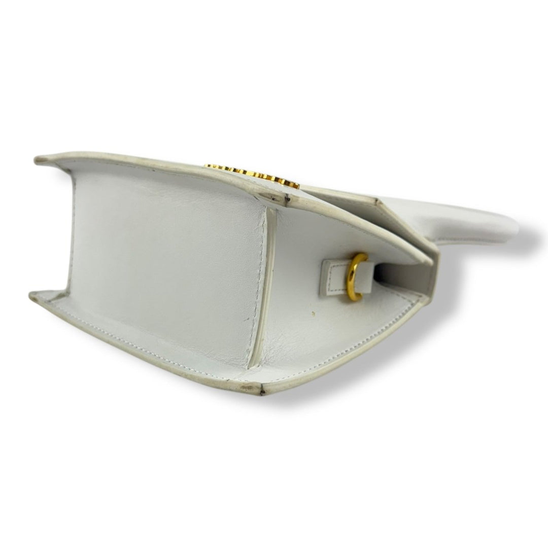 Jacquemus Le Chiquito Medium White Moyen Crossbody Handbag - Lux Central