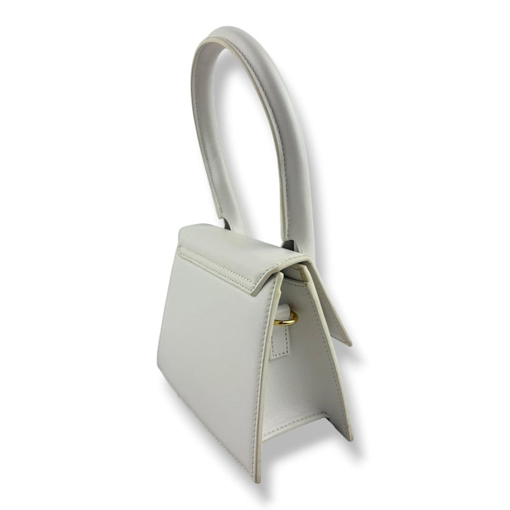 Jacquemus Le Chiquito Medium White Moyen Crossbody Handbag - Lux Central