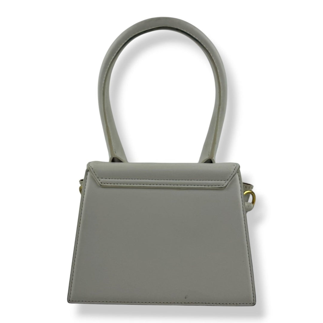 Jacquemus Le Chiquito Medium White Moyen Crossbody Handbag - Lux Central
