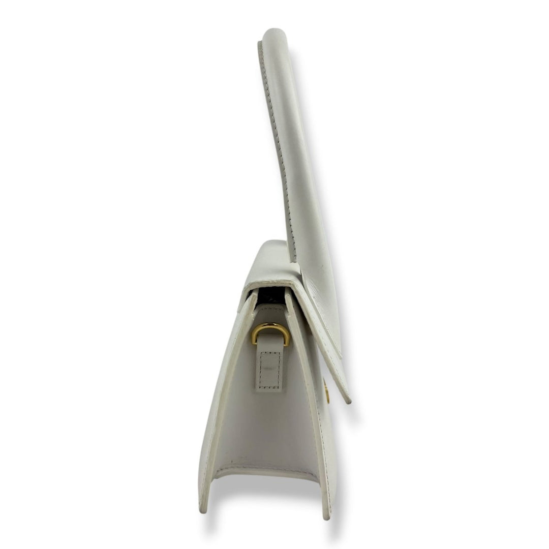 Jacquemus Le Chiquito Medium White Moyen Crossbody Handbag - Lux Central