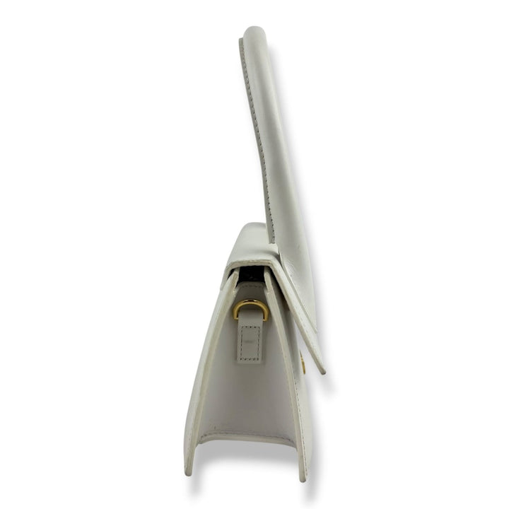 Jacquemus Le Chiquito Medium White Moyen Crossbody Handbag - Lux Central