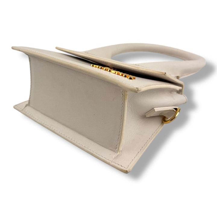 Jacquemus Le Chiquito Medium White Moyen Crossbody Handbag - Lux Central