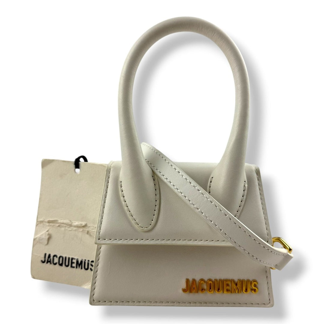 Jacquemus Le Chiquito Mini White Moyen Crossbody Handbag - Lux Central