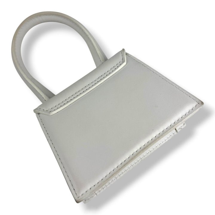 Jacquemus Le Chiquito Mini White Moyen Crossbody Handbag - Lux Central