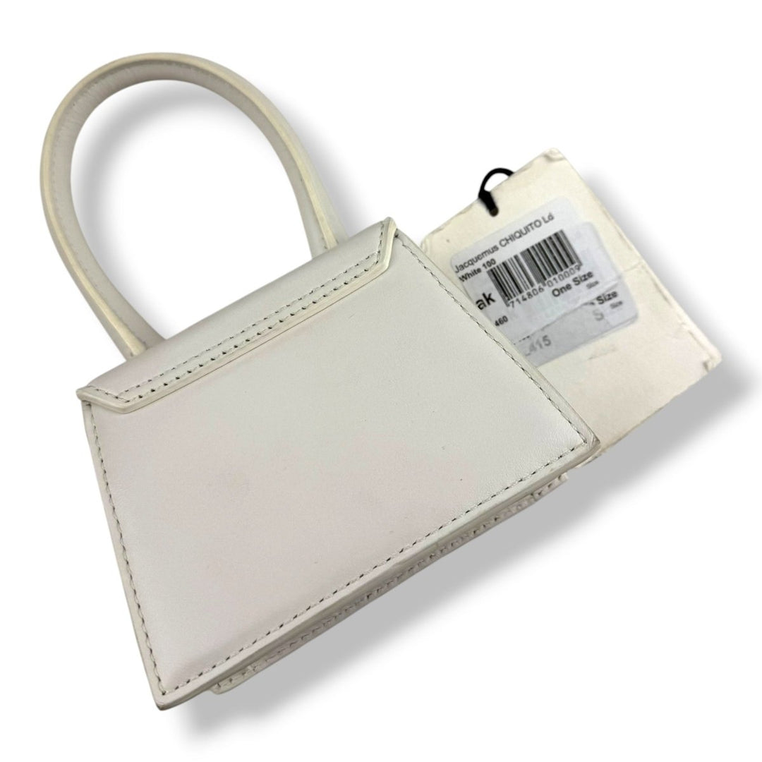 Jacquemus Le Chiquito Mini White Moyen Crossbody Handbag - Lux Central