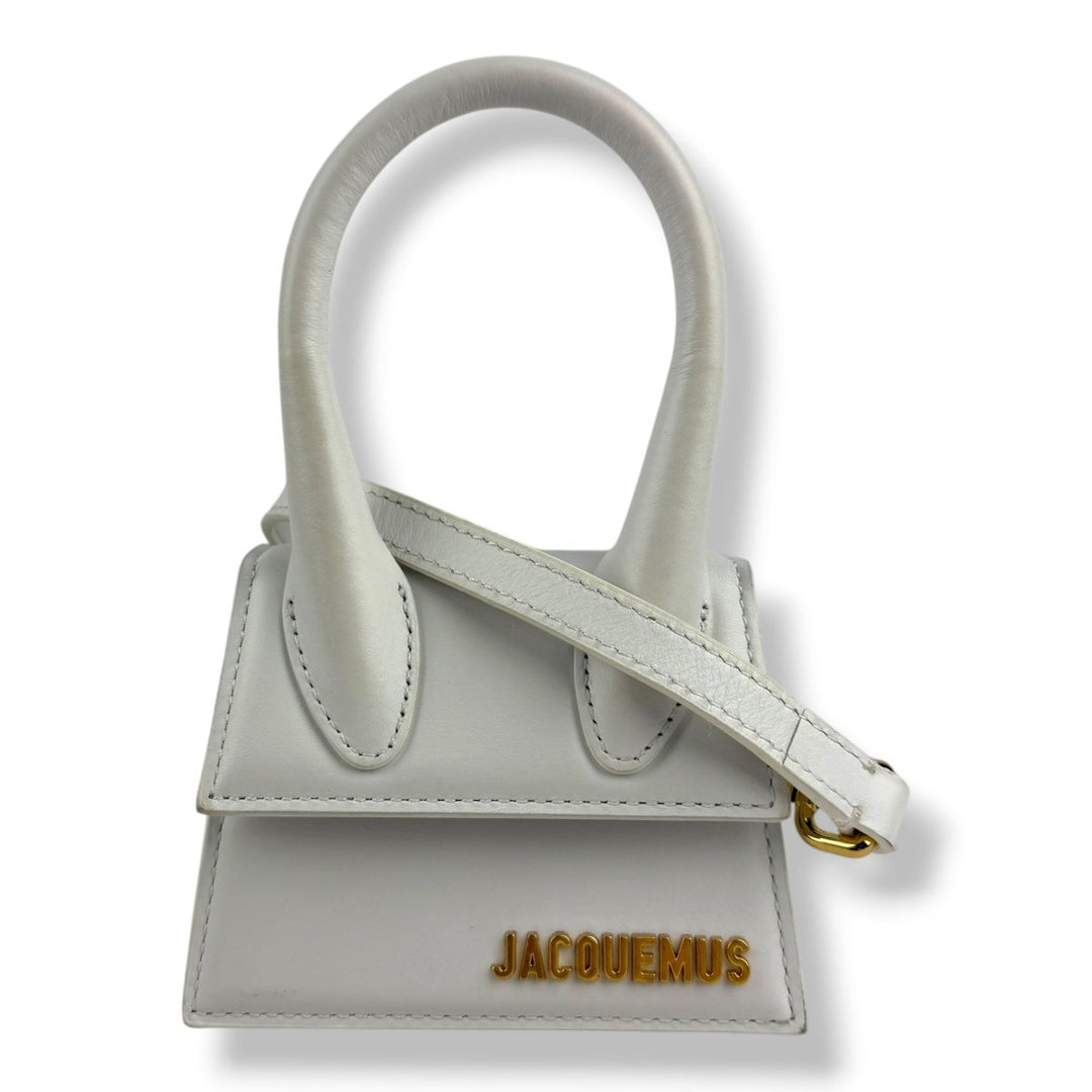 Jacquemus Le Chiquito Mini White Moyen Crossbody Handbag - Lux Central