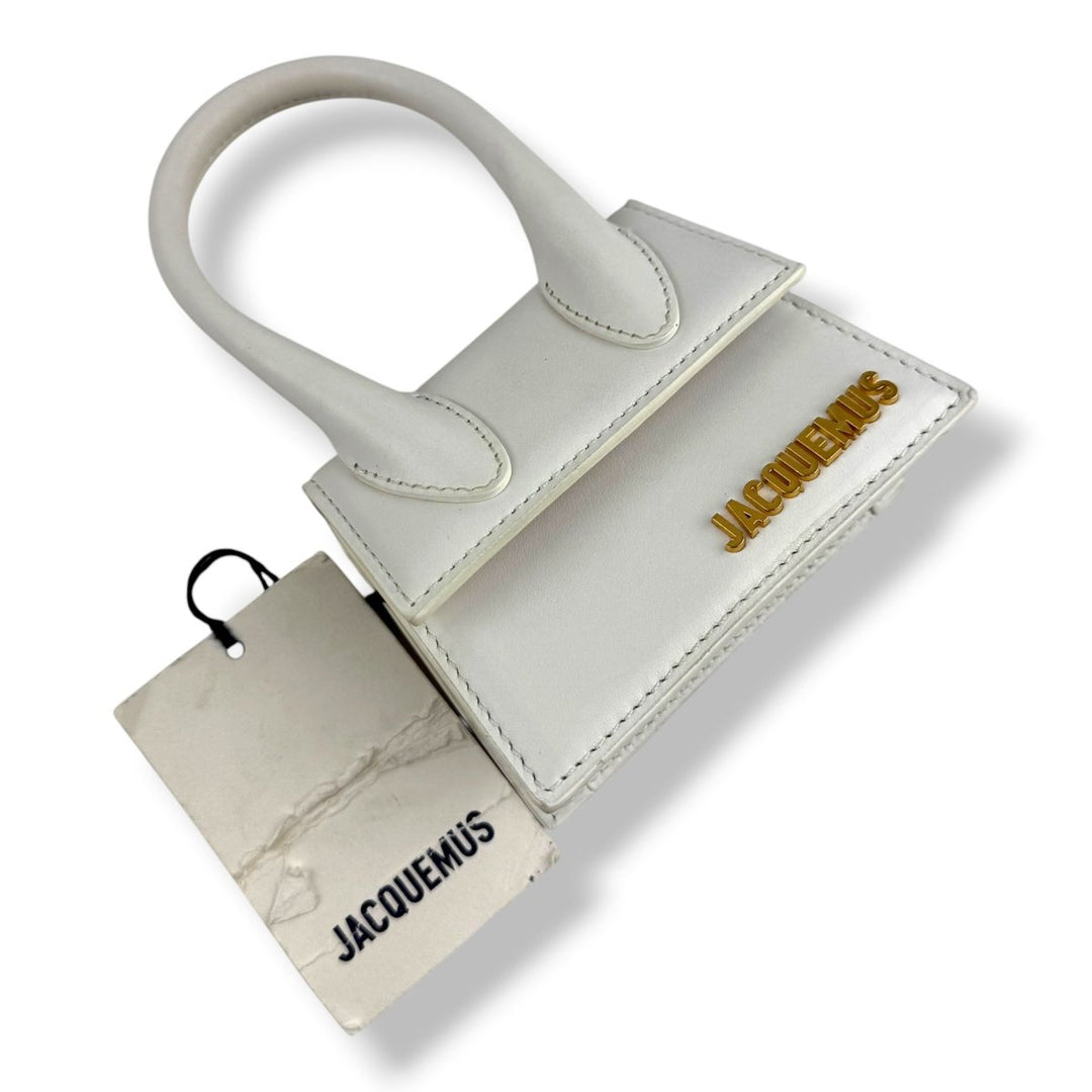 Jacquemus Le Chiquito Mini White Moyen Crossbody Handbag - Lux Central