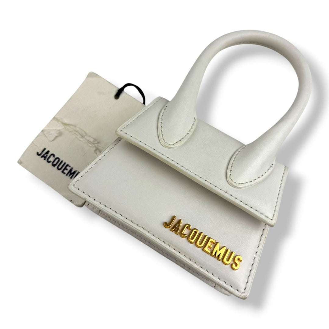 Jacquemus Le Chiquito Mini White Moyen Crossbody Handbag - Lux Central