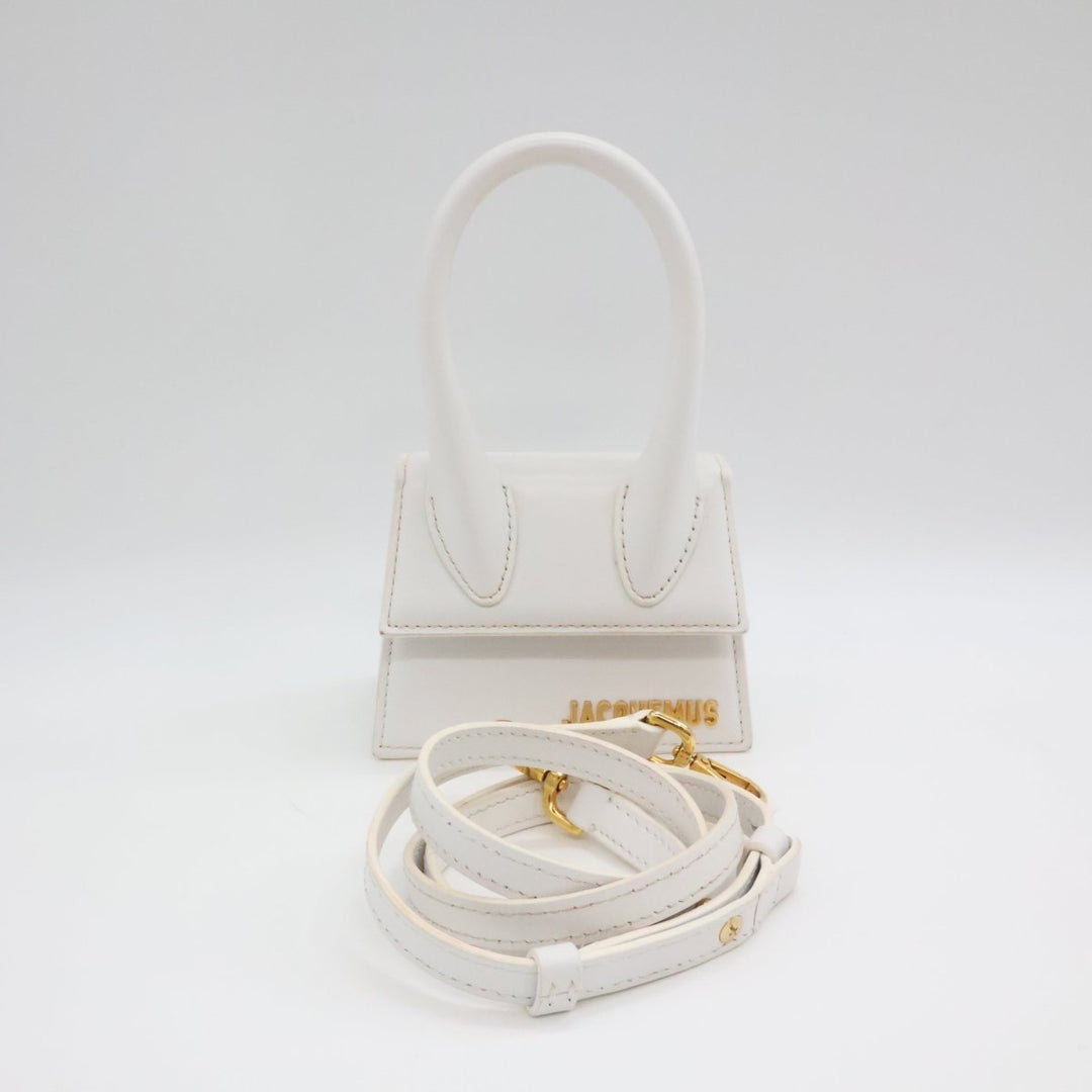 Jacquemus Le Chiquito Mini White Moyen Handbag - Lux Central