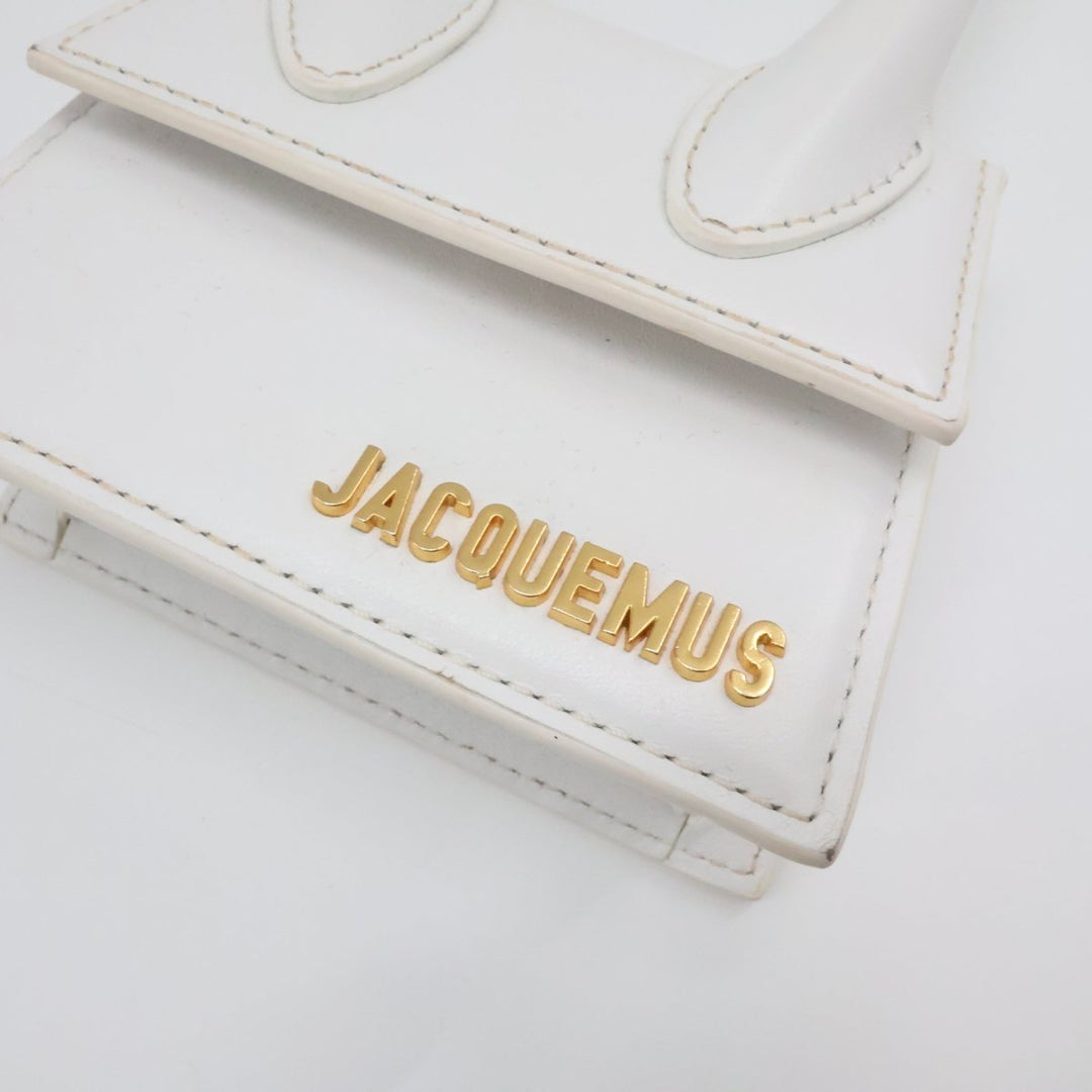 Jacquemus Le Chiquito Mini White Moyen Handbag - Lux Central