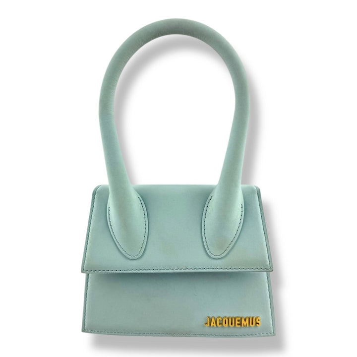 Jacquemus Le Chiquito Moyen Light Blue Crossbody Handbag - Lux Central