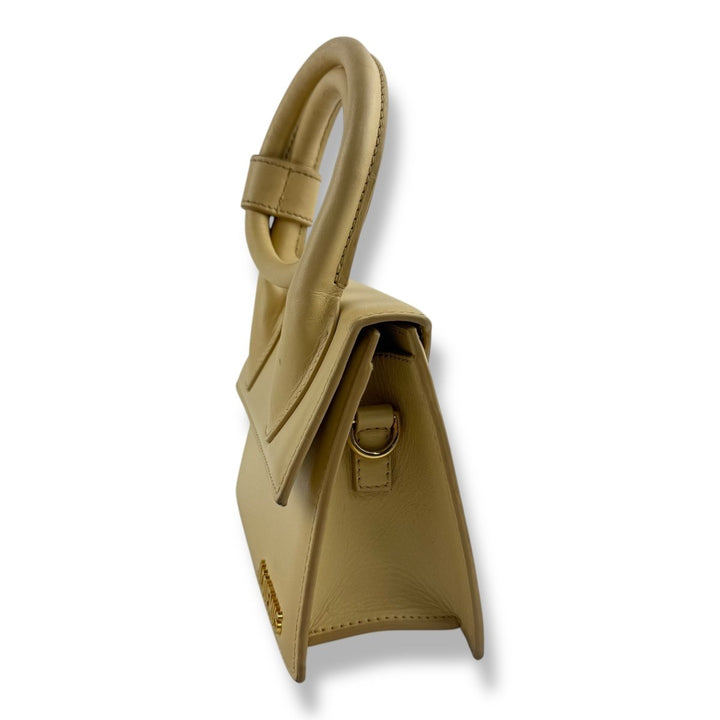Jacquemus Le Chiquito Noeud Beige Crossbody Handbag - Lux Central