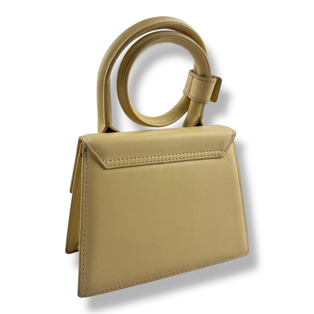 Jacquemus Le Chiquito Noeud Beige Crossbody Handbag - Lux Central