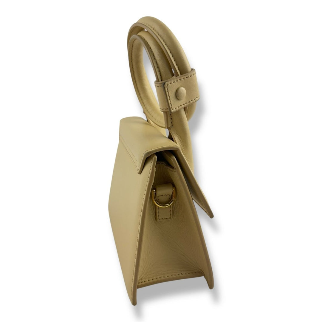 Jacquemus Le Chiquito Noeud Beige Crossbody Handbag - Lux Central