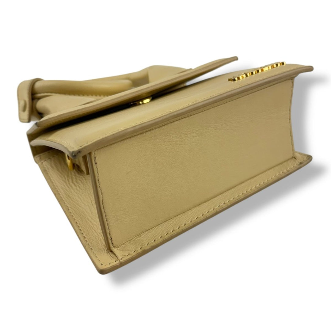 Jacquemus Le Chiquito Noeud Beige Crossbody Handbag - Lux Central
