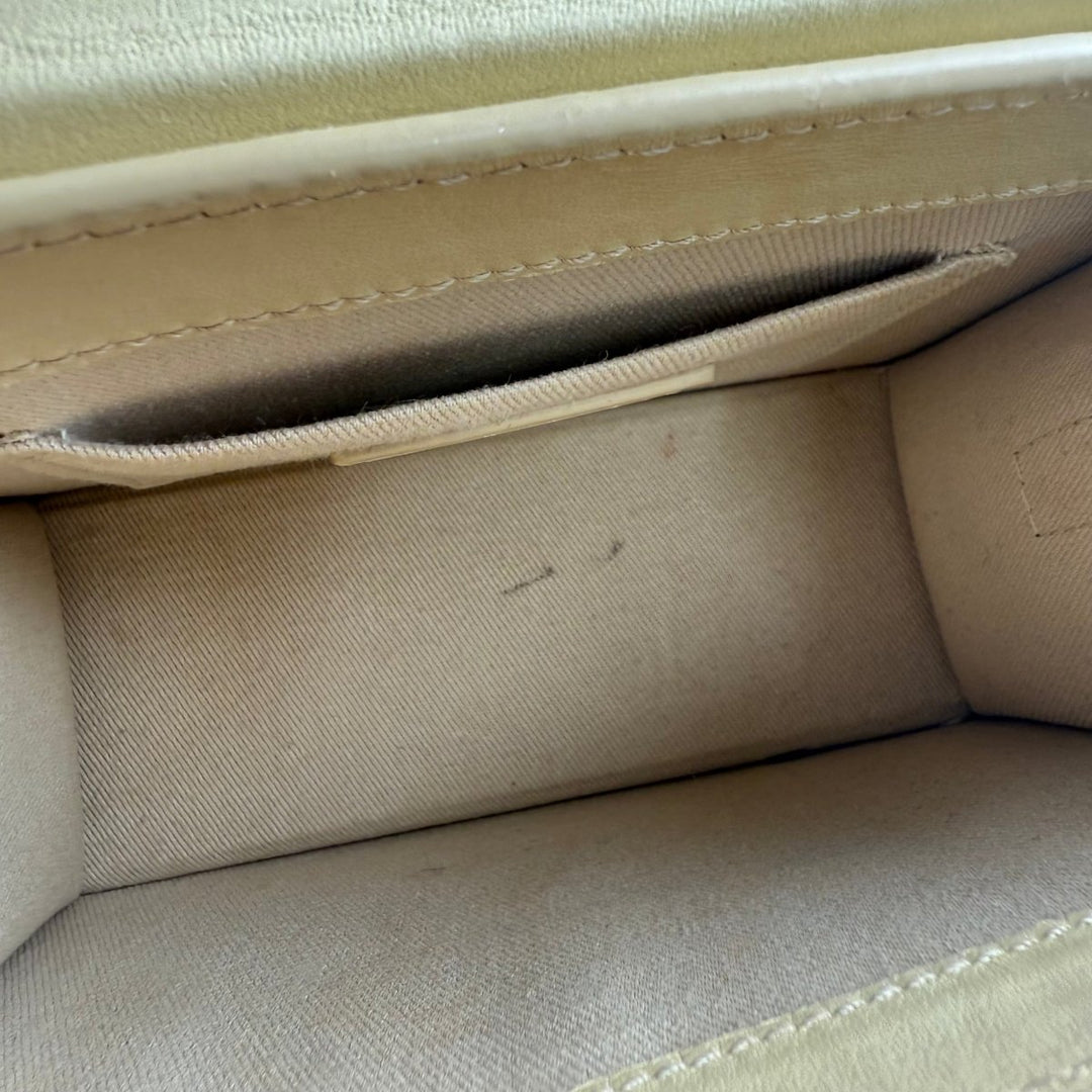 Jacquemus Le Chiquito Noeud Beige Crossbody Handbag - Lux Central