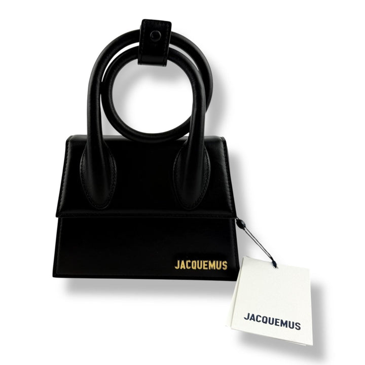 Jacquemus Le Chiquito Noeud Black Crossbody Handbag - Lux Central