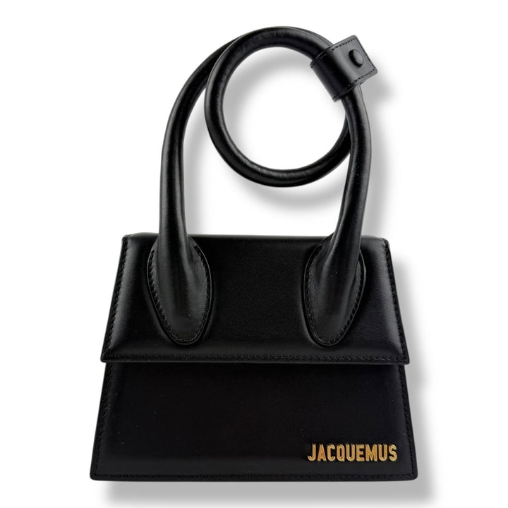 Jacquemus Le Chiquito Noeud Black Crossbody Handbag - Lux Central