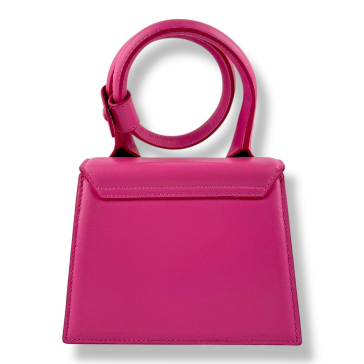 Jacquemus Le Chiquito Noeud Pink Crossbody Handbag - Lux Central