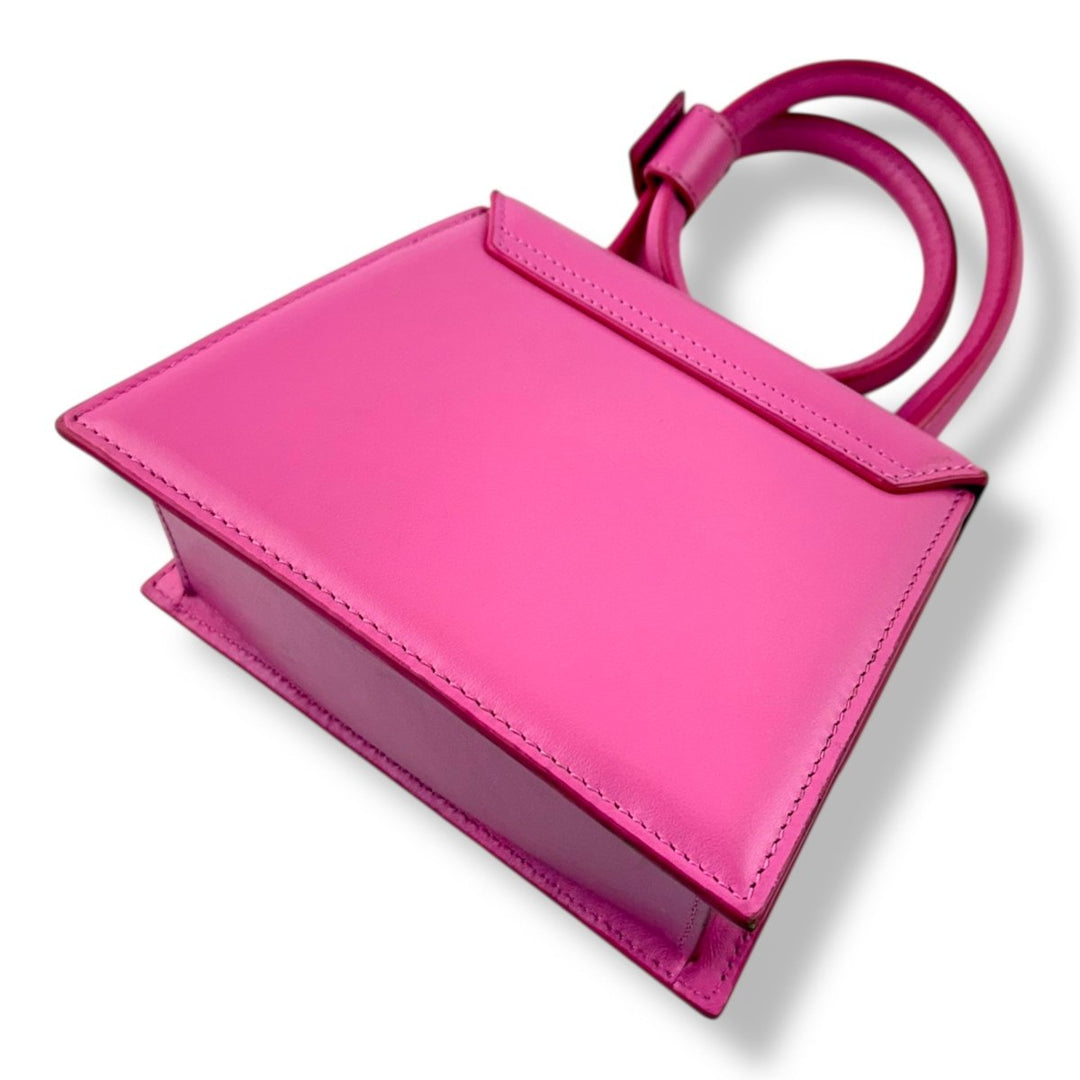Jacquemus Le Chiquito Noeud Pink Crossbody Handbag - Lux Central