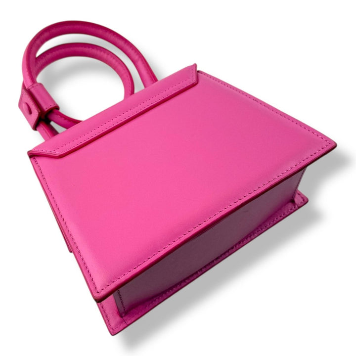 Jacquemus Le Chiquito Noeud Pink Crossbody Handbag - Lux Central