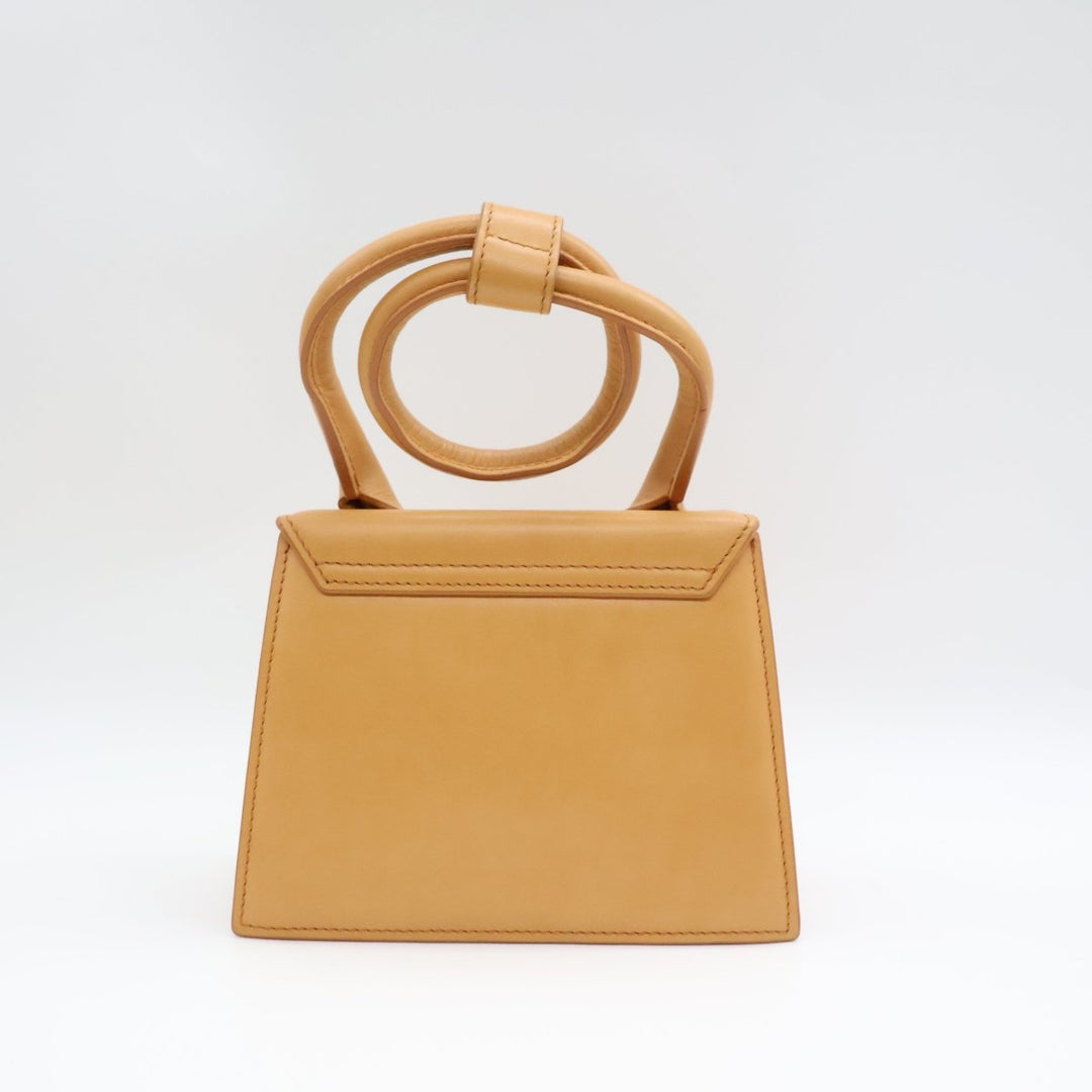 Jacquemus Le Chiquito Noeud Tan Crossbody Handbag - Lux Central