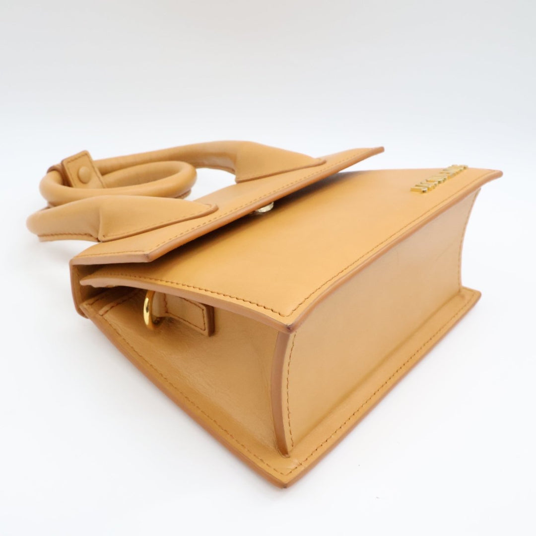Jacquemus Le Chiquito Noeud Tan Crossbody Handbag - Lux Central