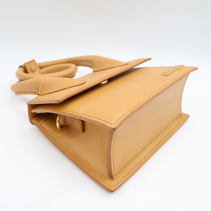 Jacquemus Le Chiquito Noeud Tan Crossbody Handbag - Lux Central