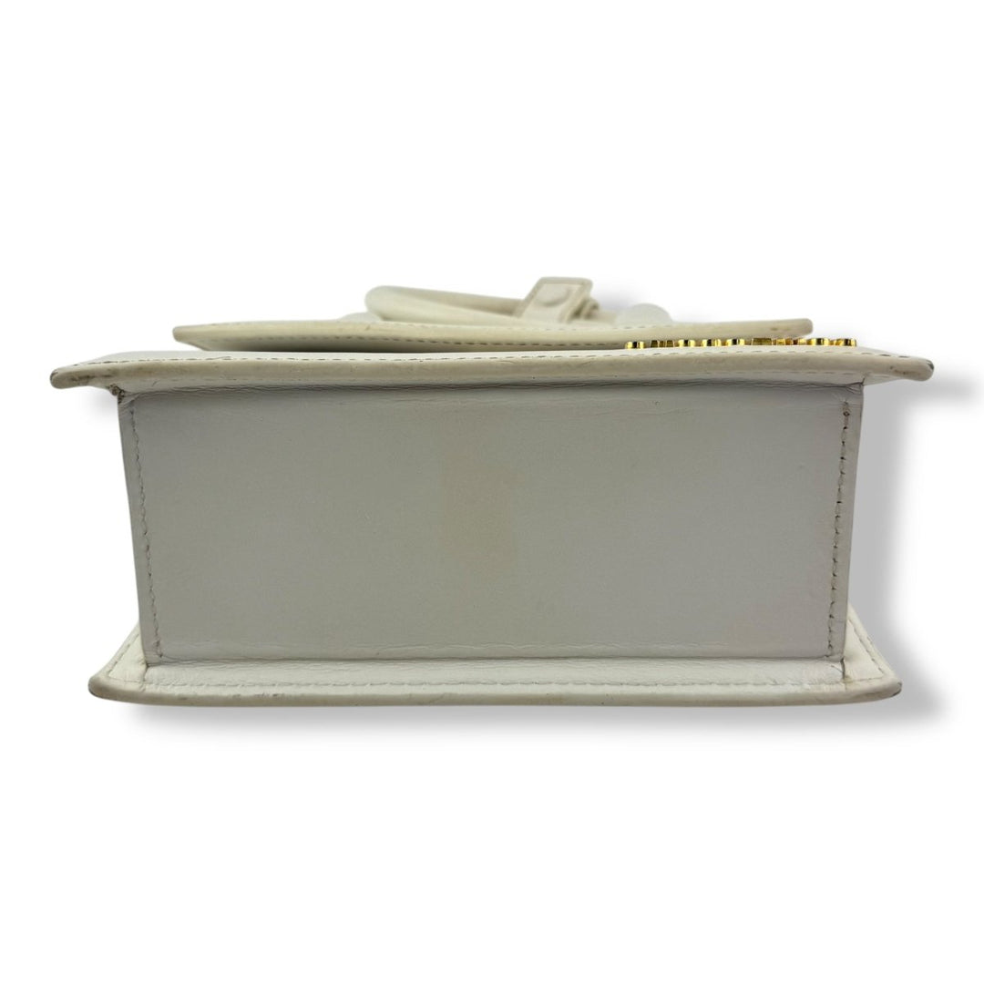 Jacquemus Le Chiquito Noeud White Crossbody Handbag - Lux Central