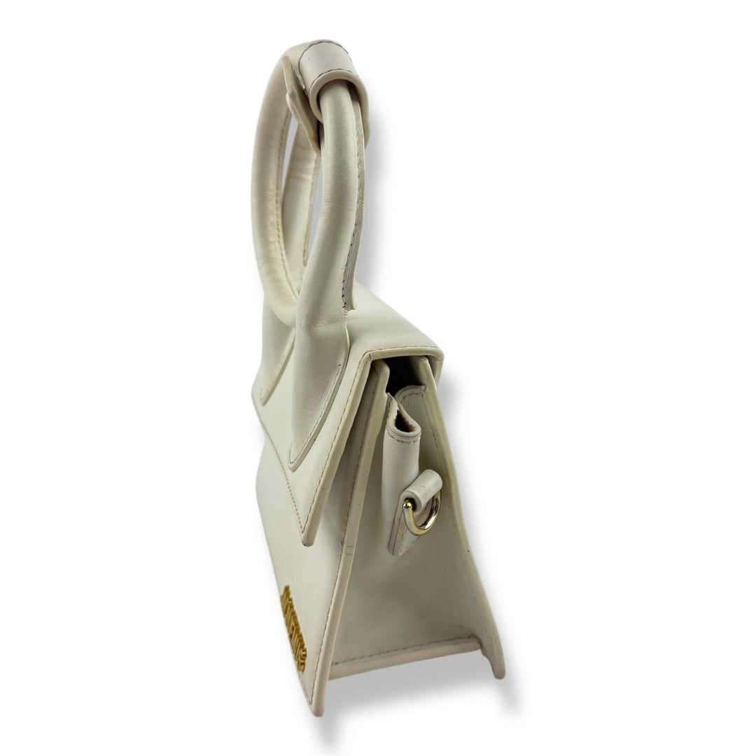 Jacquemus Le Chiquito Noeud White Crossbody Handbag - Lux Central