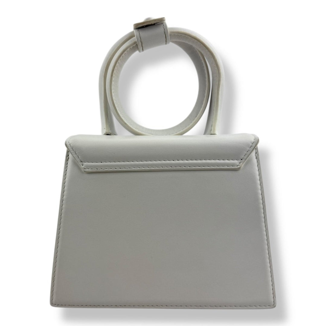 Jacquemus Le Chiquito Noeud White Crossbody Handbag - Lux Central