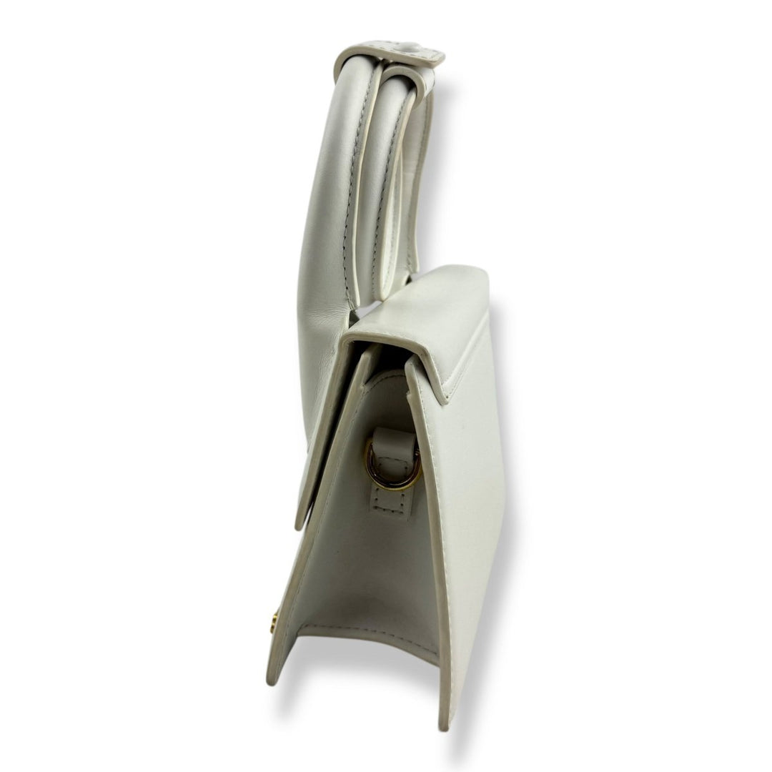 Jacquemus Le Chiquito Noeud White Crossbody Handbag - Lux Central