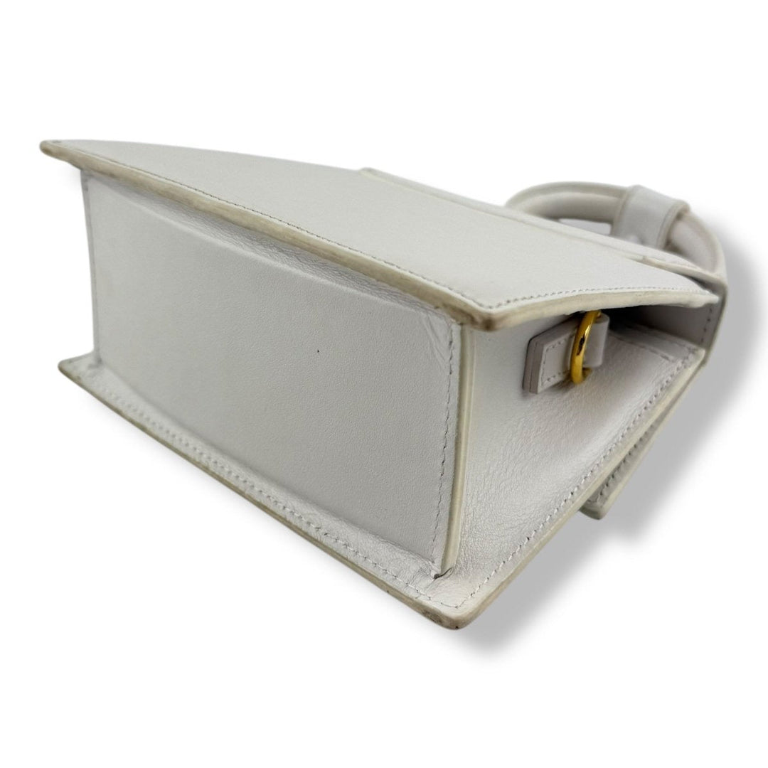 Jacquemus Le Chiquito Noeud White Crossbody Handbag - Lux Central