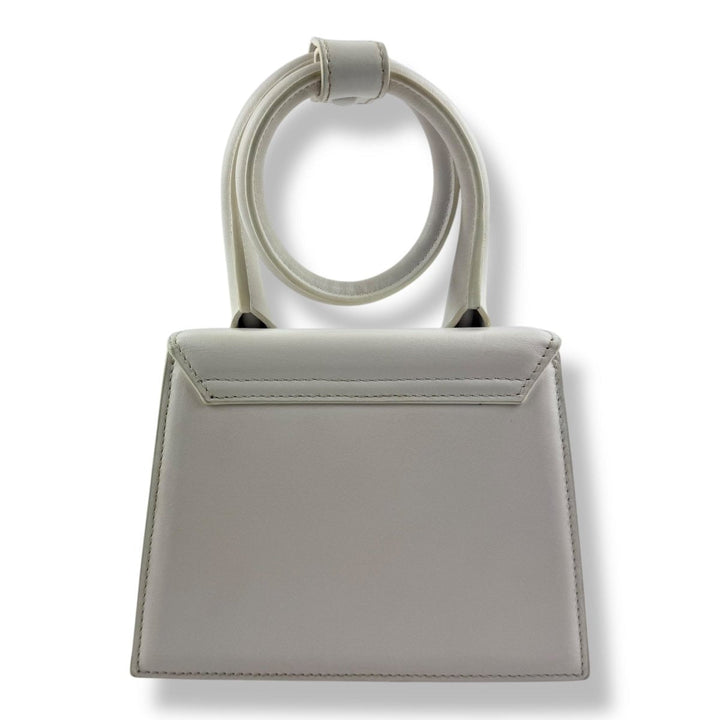 Jacquemus Le Chiquito Noeud White Crossbody Handbag - Lux Central