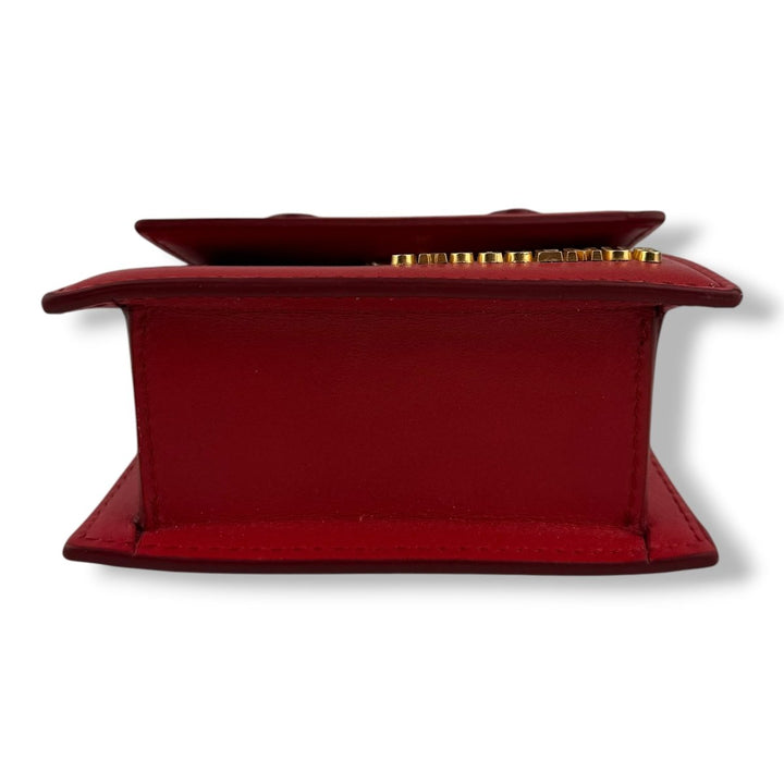 Jacquemus Le Chiquito Red White Moyen Crossbody Handbag - Lux Central