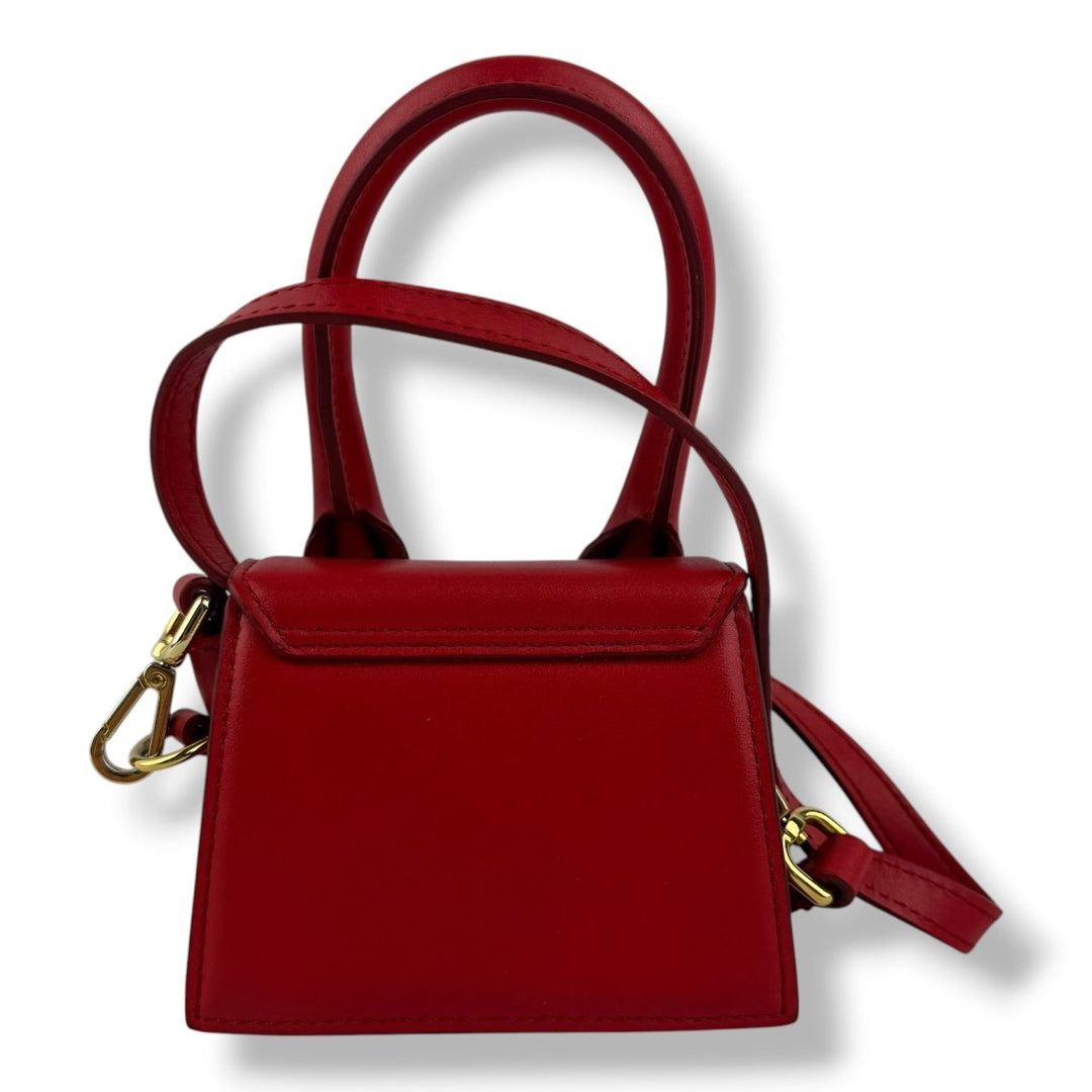 Jacquemus Le Chiquito Red White Moyen Crossbody Handbag - Lux Central