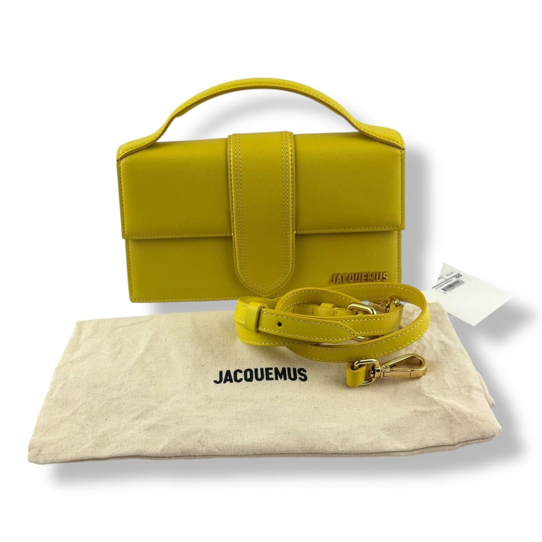 Jacquemus Le Grand Bambino Yellow Handbag - Lux Central