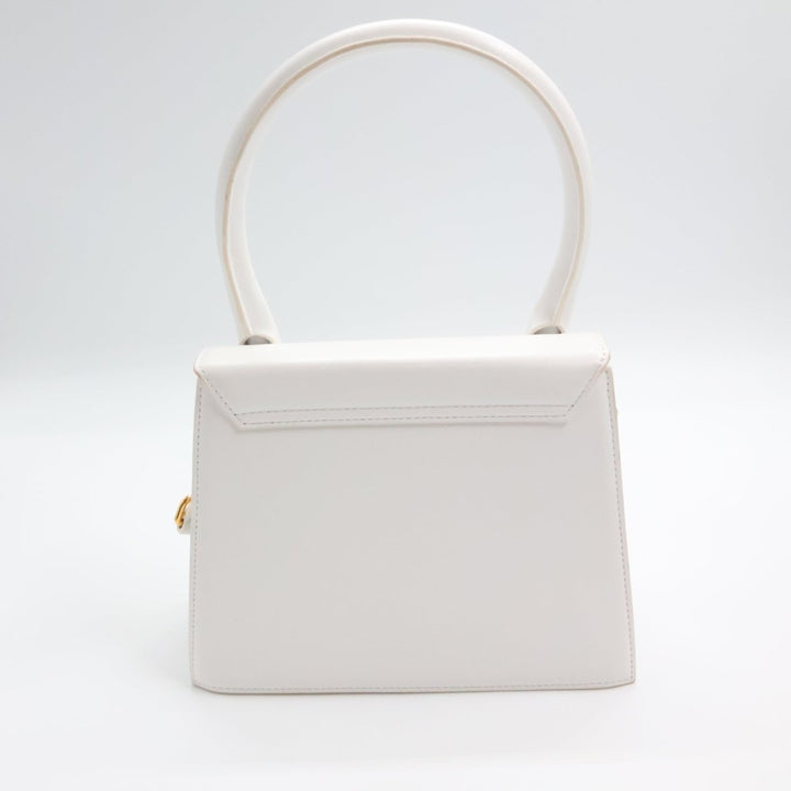 Jacquemus Le Grand Chiquito White Moyen Crossbody Handbag - Lux Central