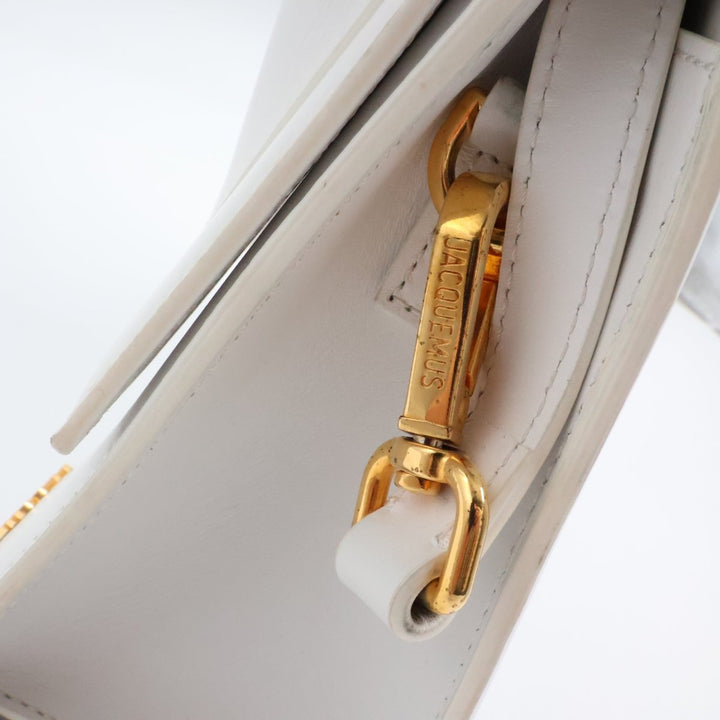 Jacquemus Le Grand Chiquito White Moyen Crossbody Handbag - Lux Central
