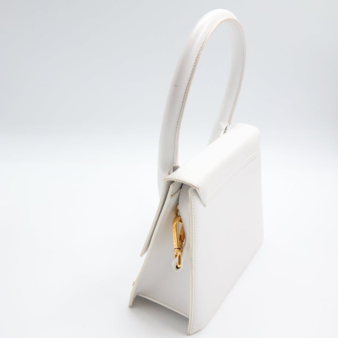 Jacquemus Le Grand Chiquito White Moyen Crossbody Handbag - Lux Central