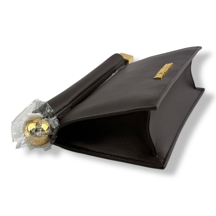 Jacquemus Le Petite Pochette Rond Brown Leather Handbag - Lux Central