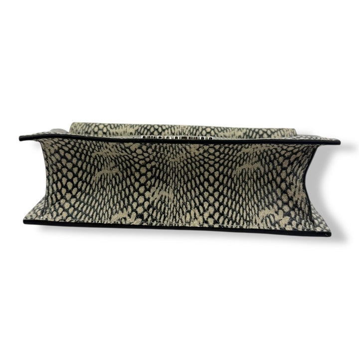 Jacquemus Le Petite Pochette Rond Phython - Effect Embossed Leather Clutch - Lux Central