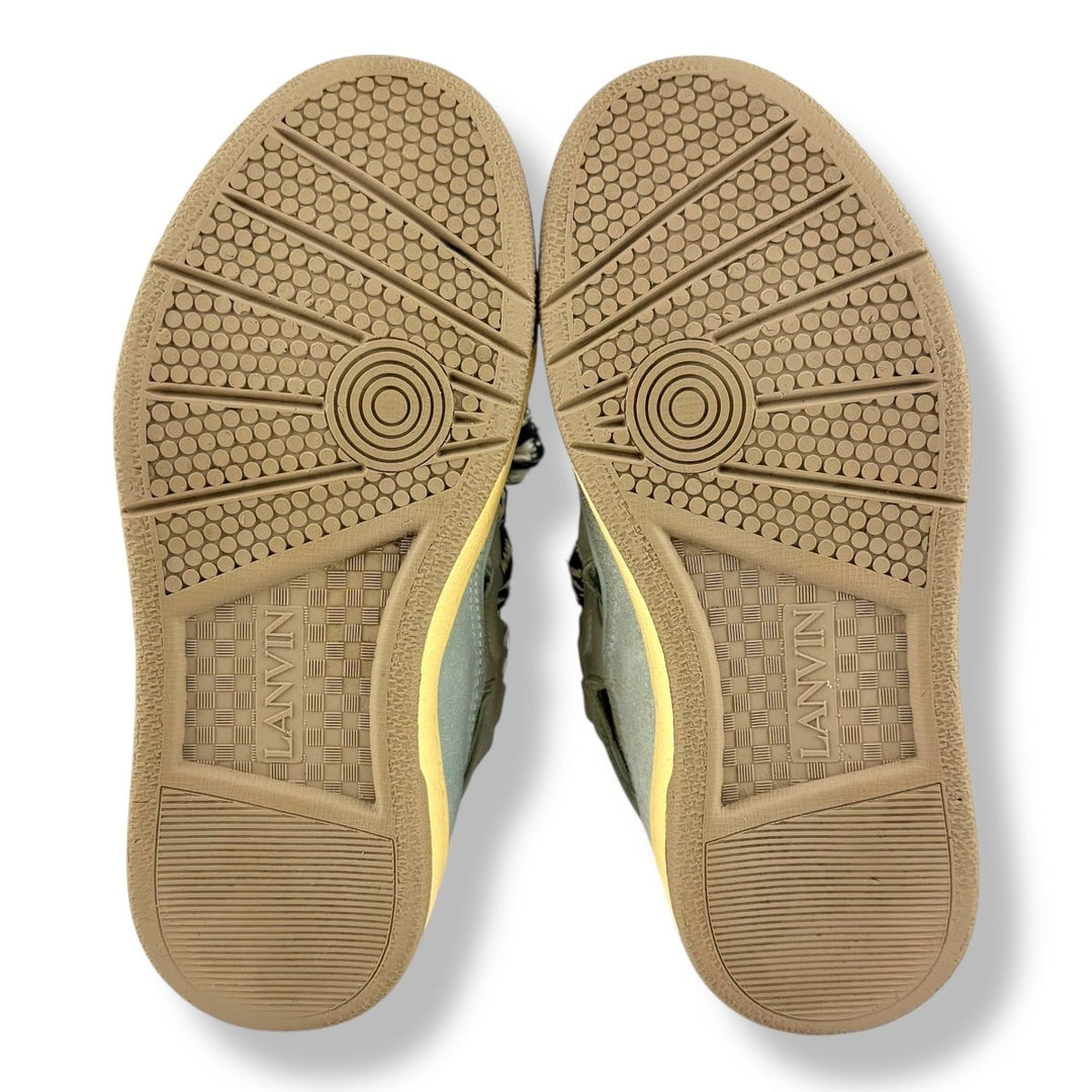 Lanvin Curb Sneaker Khaki/Blue UK 4 / EU 37 - Lux Central