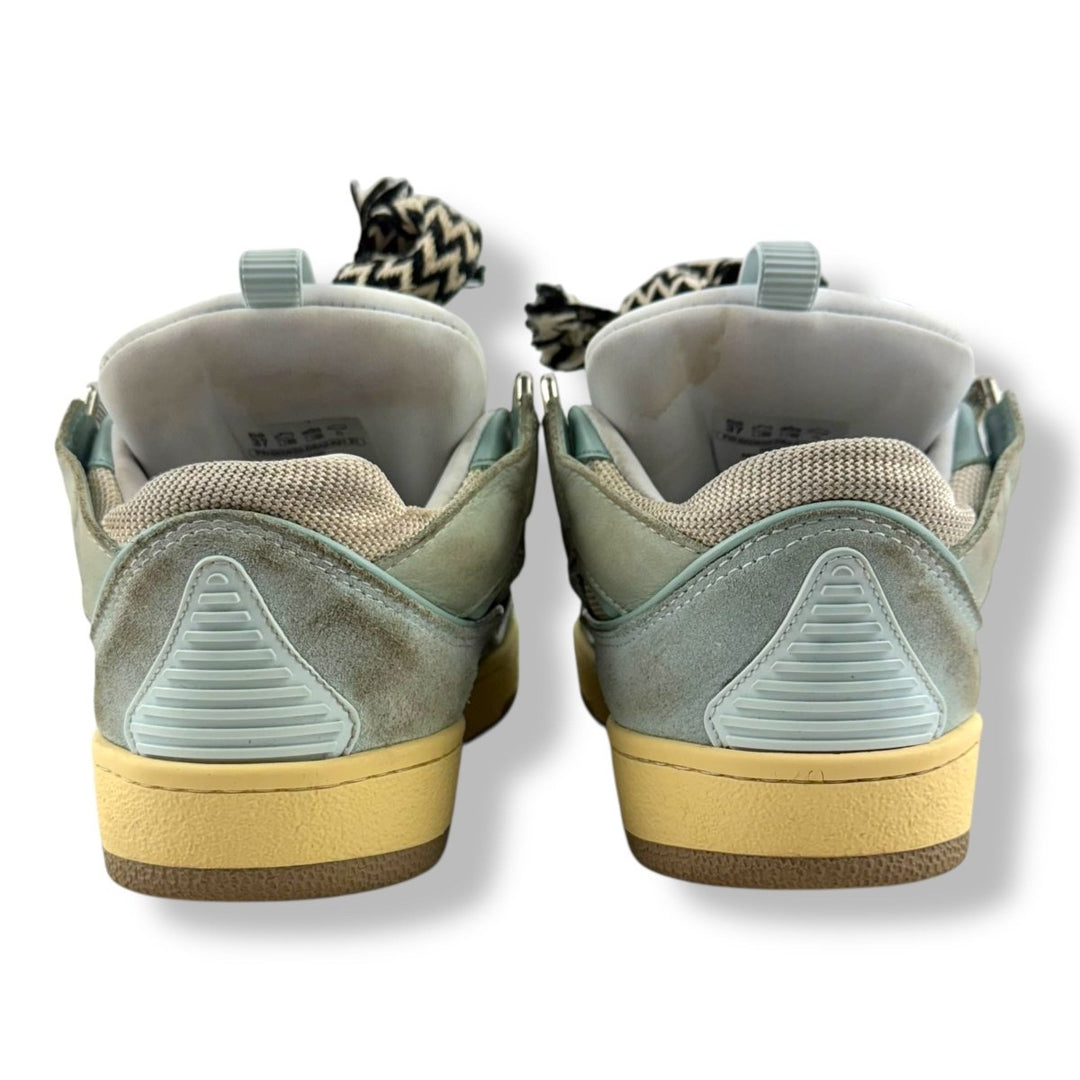 Lanvin Curb Sneaker Khaki/Blue UK 4 / EU 37 - Lux Central