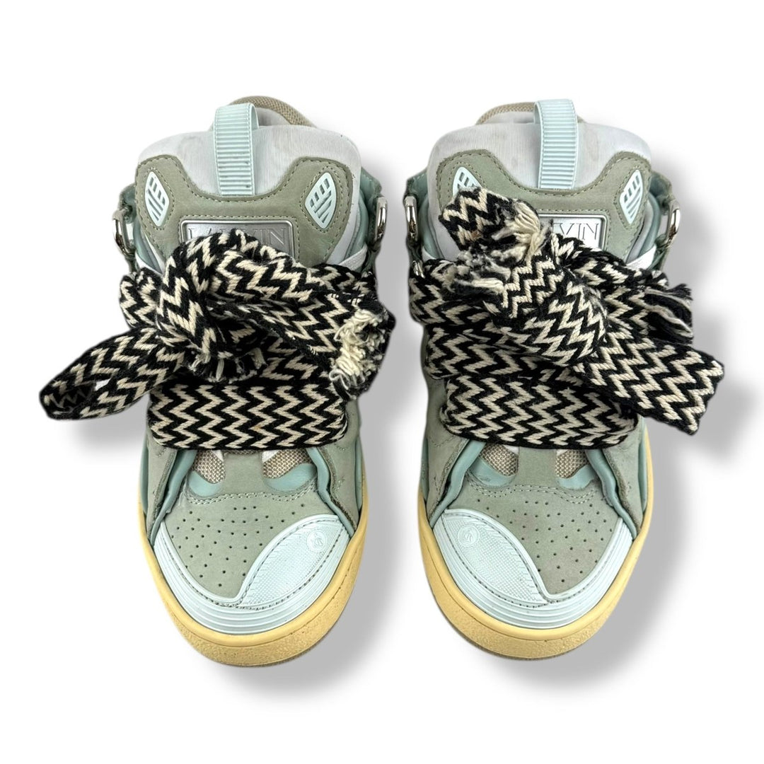 Lanvin Curb Sneaker Khaki/Blue UK 4 / EU 37 - Lux Central