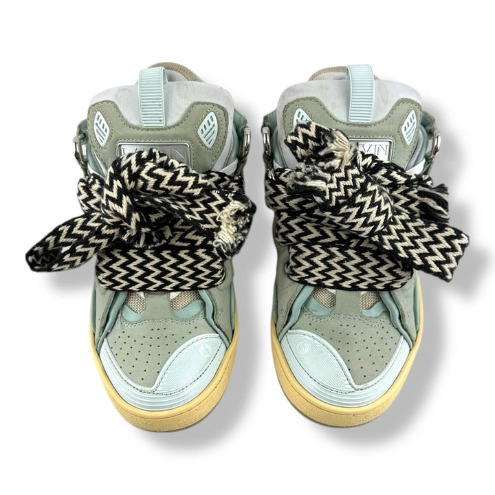 Lanvin Curb Sneaker Khaki/Blue UK 4 / EU 37 - Lux Central