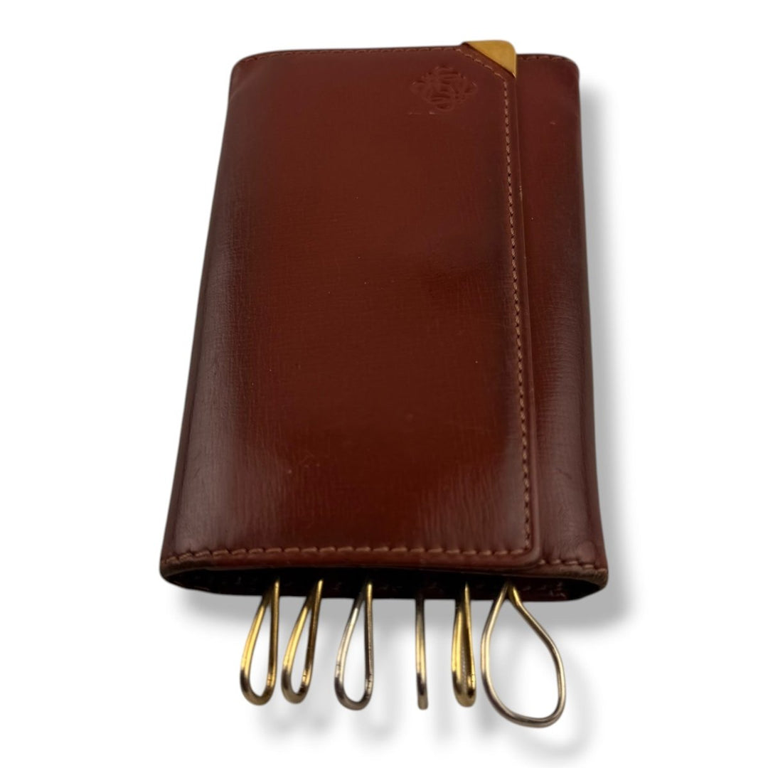 Loewe Brown FF 6 Key Holder Purse - Lux Central